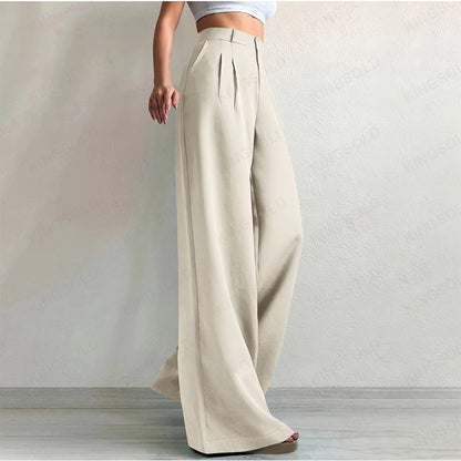 Women's High Waisted Wide Leg Suit Pants