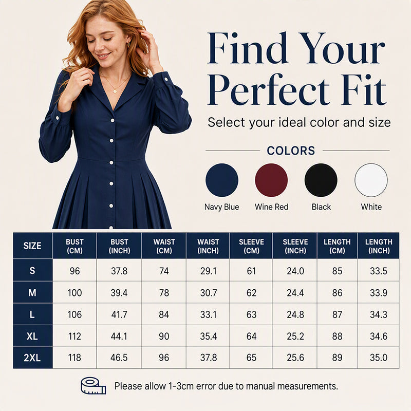 Women's Long Sleeve Pleated Blazer Dress