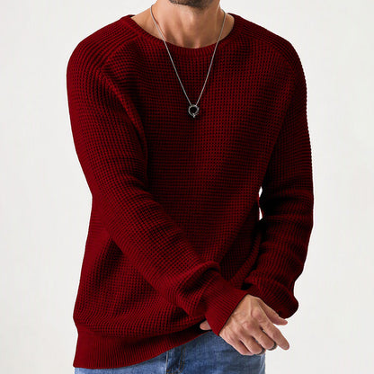 ✨2026 Collection at 50% OFF🎁JMIERR Men's Crewneck Sweater Soft Casual Sweaters Classic Long Sleeve Pullover Sweaters with Ribbing Edge