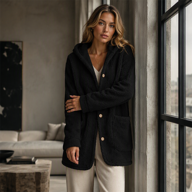 Women's Cozy Warm Hooded Jacket