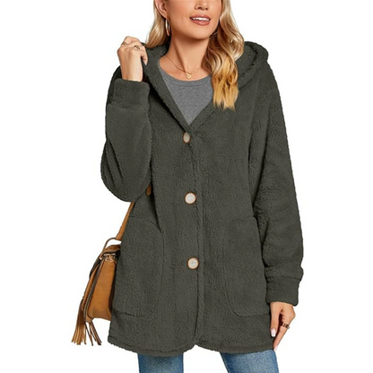 Women's Cozy Warm Hooded Jacket