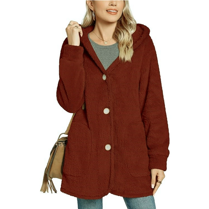Women's Cozy Warm Hooded Jacket