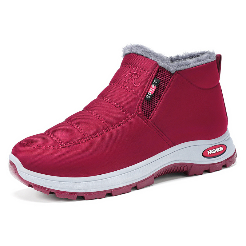 ❄️ Cold-Weather Comfort | Men's Warm Plush-Lined Slip-On Snow Boots