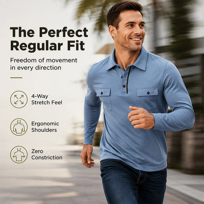 Men's All‑Day Comfort Long‑Sleeve Shirt