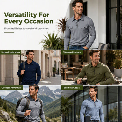 Men's All‑Day Comfort Long‑Sleeve Shirt