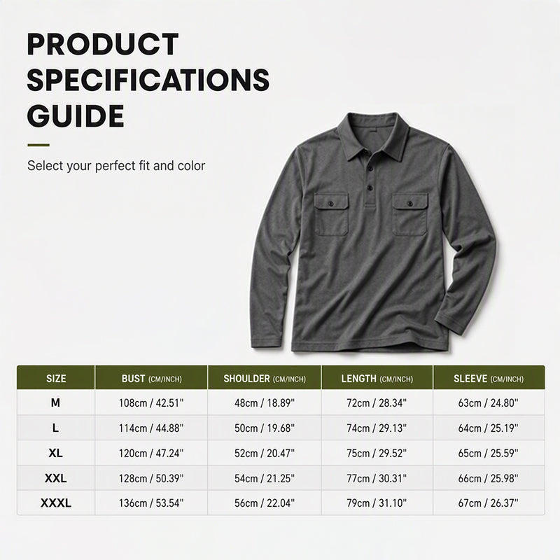 Men's All‑Day Comfort Long‑Sleeve Shirt