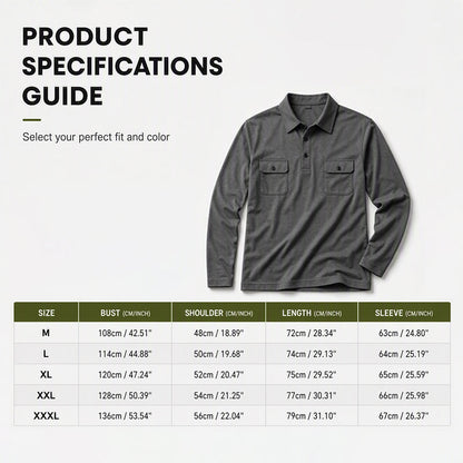 Men's All‑Day Comfort Long‑Sleeve Shirt