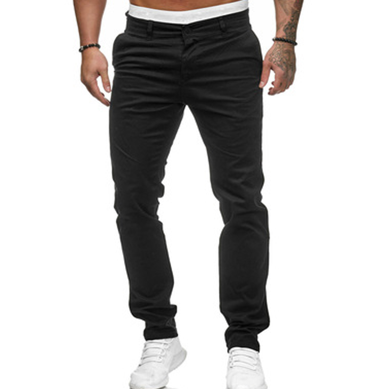 ✨ Men’s Modern Slim-Stretch Trousers – Sleek Fit & All-Day Comfort