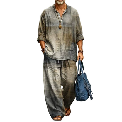 Men's Retro Loose Fit 2-Piece Set