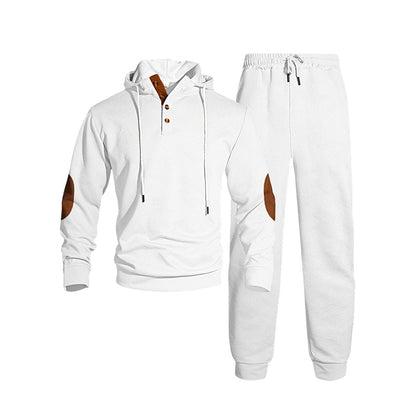 Men's Casual Hooded Tracksuit Set