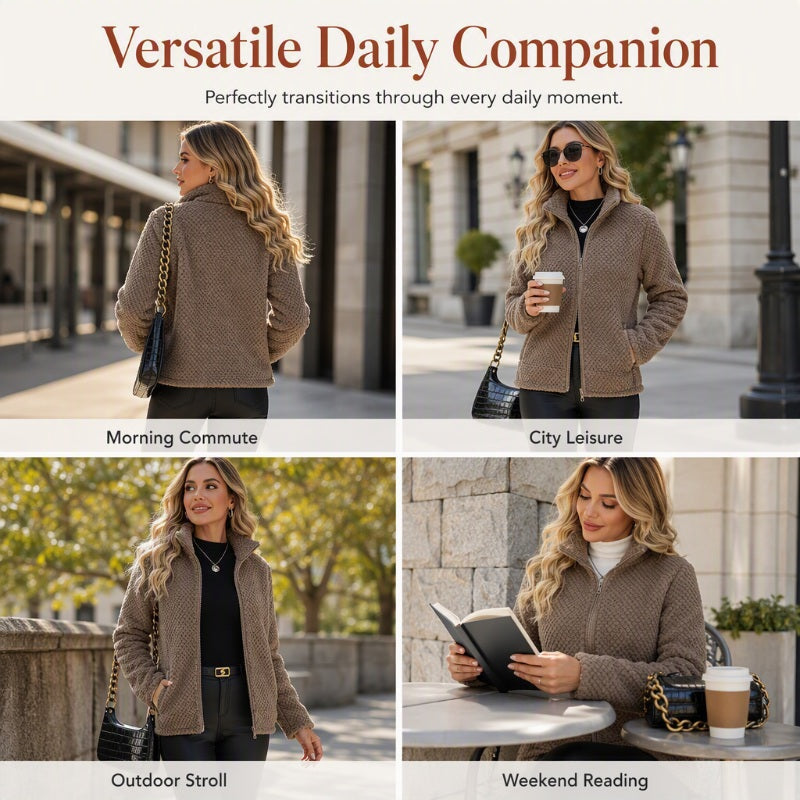 Hot Sale 50% OFF💖Women's Casual Loose Fleece Coat