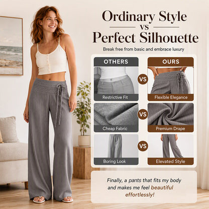 ✨ Easy Everyday Style | Women's Striped Wide-Leg Casual Pants