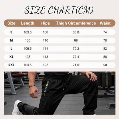 Men's Outdoor Cargo Pants with Multi-Pockets
