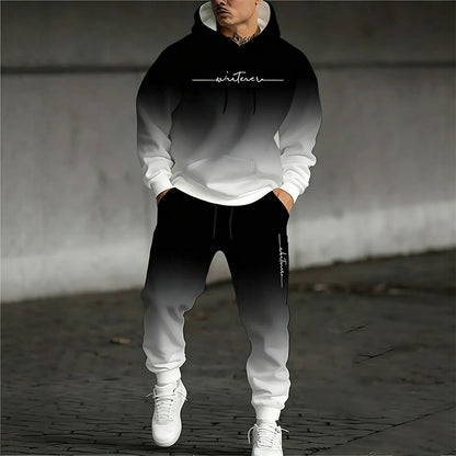 ⌛Limited-Time Offer-Men's Printed Hoodie & Sweatpants Set