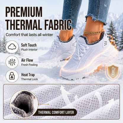 Women's Warm Winter Knit Sneakers