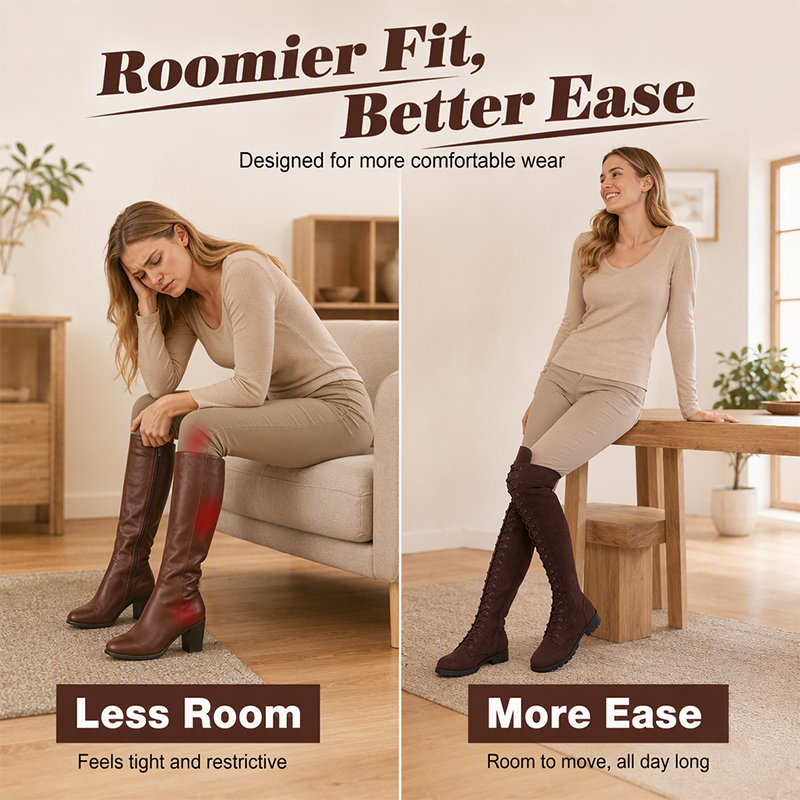 Women's High Lace-Up Over-the-Knee Boots