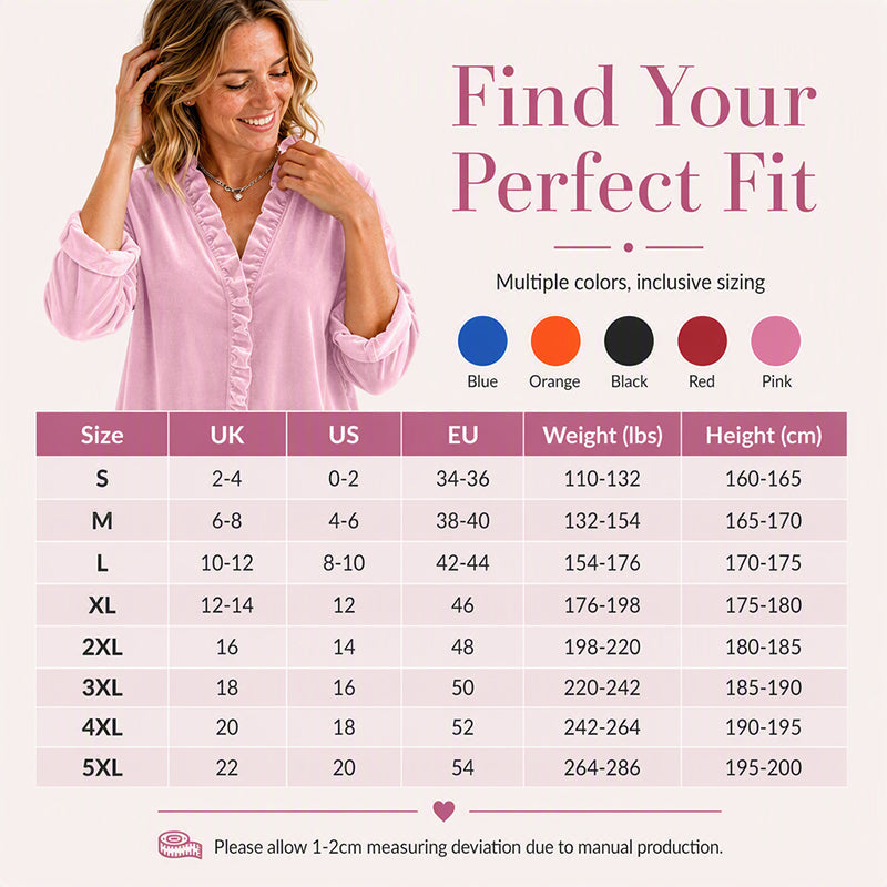 🌸 Ruffle Detail, Easy Elegance | Women's Solid-Color Ruffle-Neck Blouse