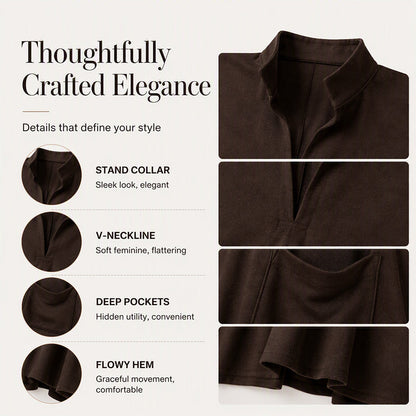 🍁New Fall Collection-Women's Loose Draping Dress with Pockets