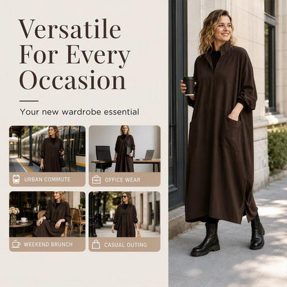 🍁New Fall Collection-Women's Loose Draping Dress with Pockets