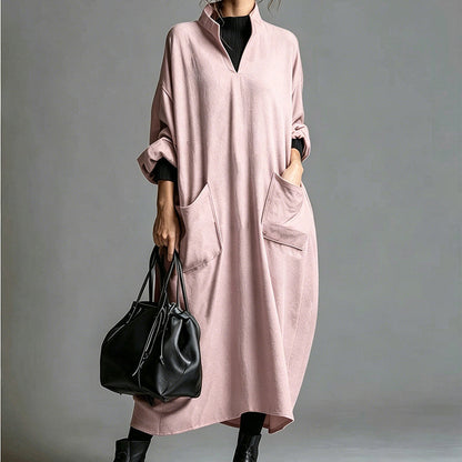 🍁New Fall Collection-Women's Loose Draping Dress with Pockets