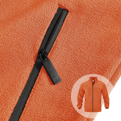Men's Full-Zip Warm Jacket with Pockets