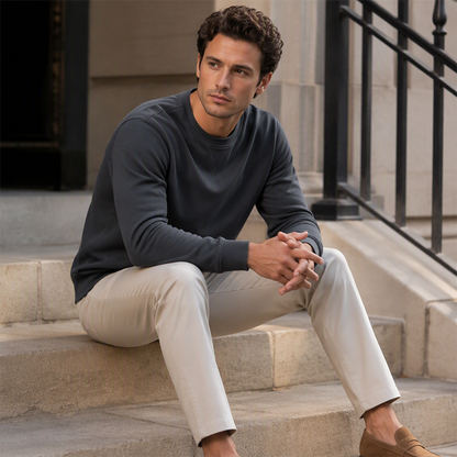 Men's Casual Classic Crewneck Sweatshirt