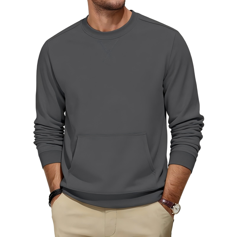 Men's Casual Classic Crewneck Sweatshirt
