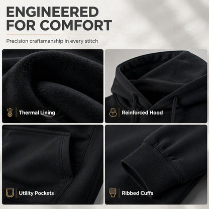 Men's Hooded Sweatshirt & Sweatpants 2-Piece Set