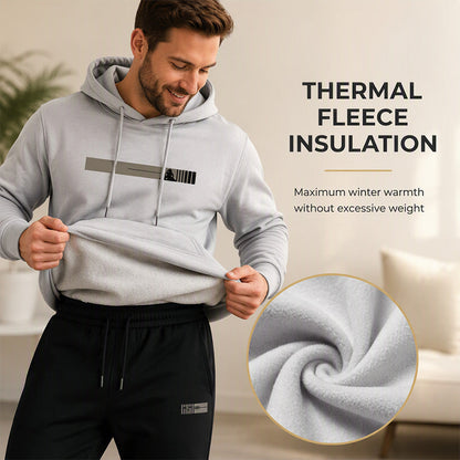 Men's Hooded Sweatshirt & Sweatpants 2-Piece Set