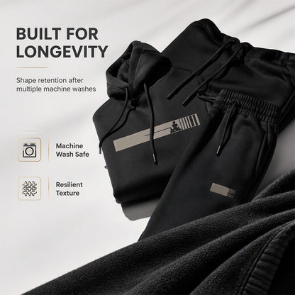 Men's Hooded Sweatshirt & Sweatpants 2-Piece Set