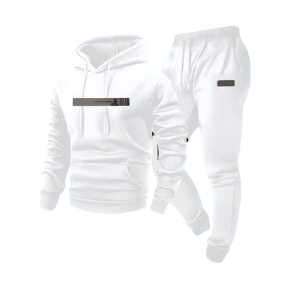 Men's Hooded Sweatshirt & Sweatpants 2-Piece Set