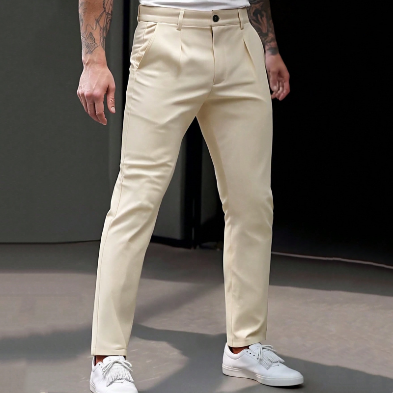 Men's Stretch Slim-Fit Business Trousers