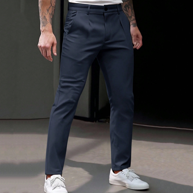 Men's Stretch Slim-Fit Business Trousers