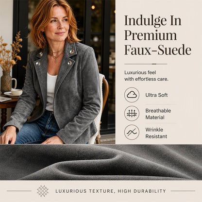 🍂✨ Women's Chic Lapel Slim Fit Jacket – Chic, Flattering & Effortlessly Elegant