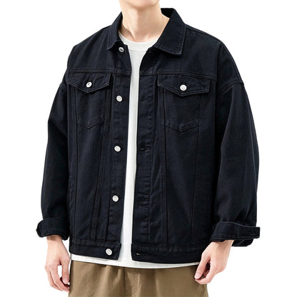 Men's Classic  Loose Fit Cargo Jacket