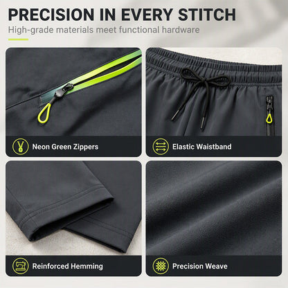 Women's Casual Athletic Pants with Zipper Pockets