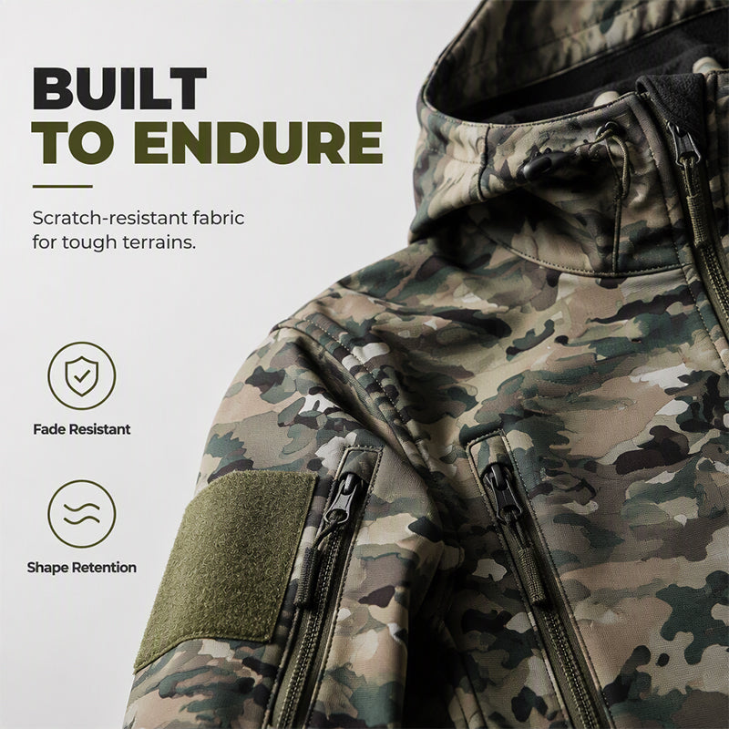 🌲 Tactical Camo, All-Weather Protection | Men's Outdoor Hooded Jacket ⚡ Free Shipping