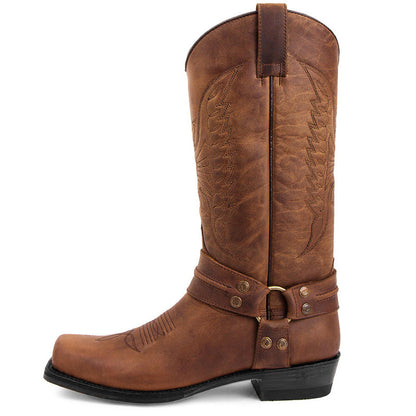 Men's Square Toe Western Cowboy Boots