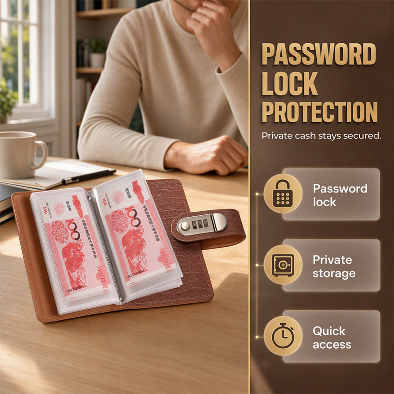 🏆💵Savings Notebook with Combination Lock📓