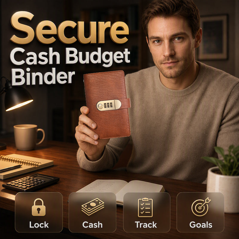 🏆💵Savings Notebook with Combination Lock📓