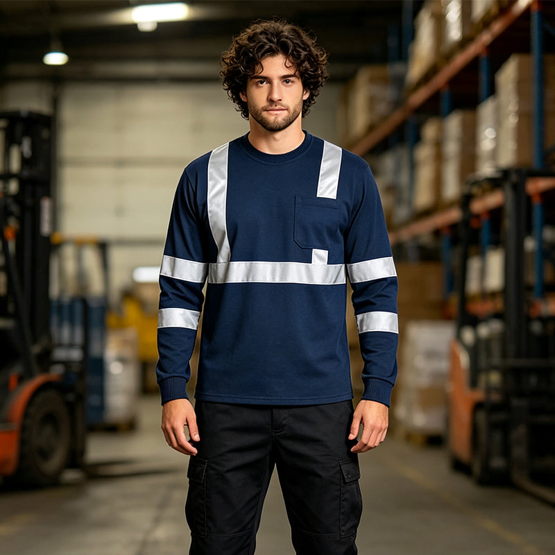 Men's High Visibility Reflective Work Top