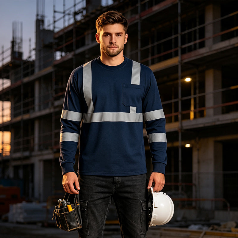 Men's High Visibility Reflective Work Top