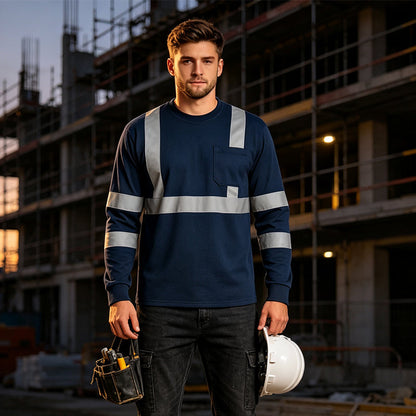 Men's High Visibility Reflective Work Top