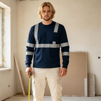 Men's High Visibility Reflective Work Top