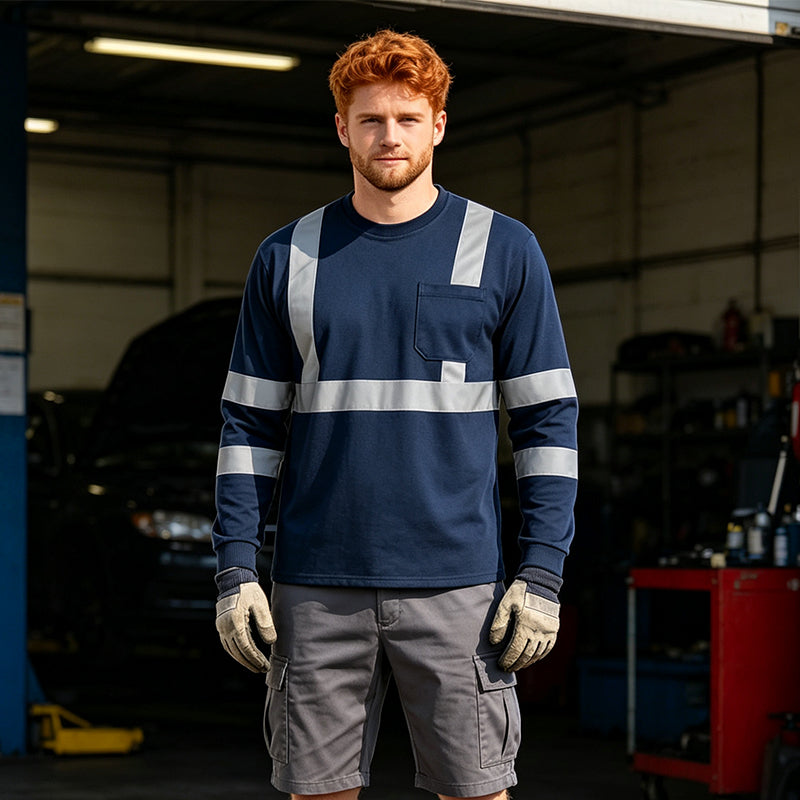 Men's High Visibility Reflective Work Top