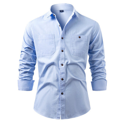 👔 ✨Men's Casual Long Sleeve Denim Shirt