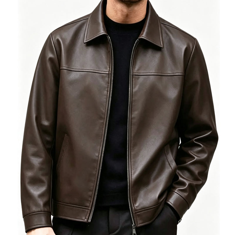 ⌛Limited-Time Offer 🧥 Refined Urban Leather Jacket