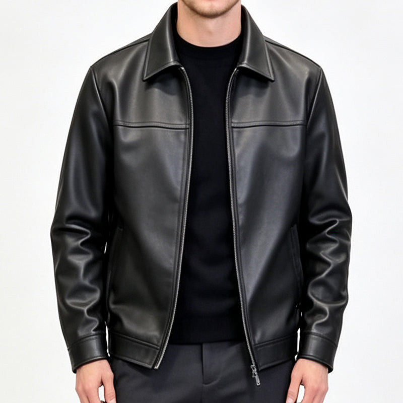 ⌛Limited-Time Offer 🧥 Refined Urban Leather Jacket