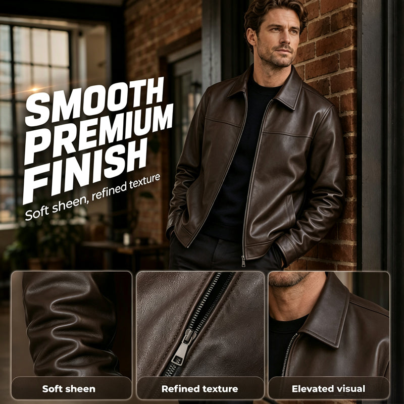 ⌛Limited-Time Offer 🧥 Refined Urban Leather Jacket