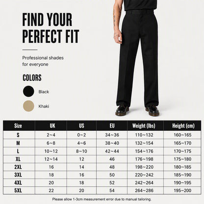 Men's Casual Double Knee Cargo Pants